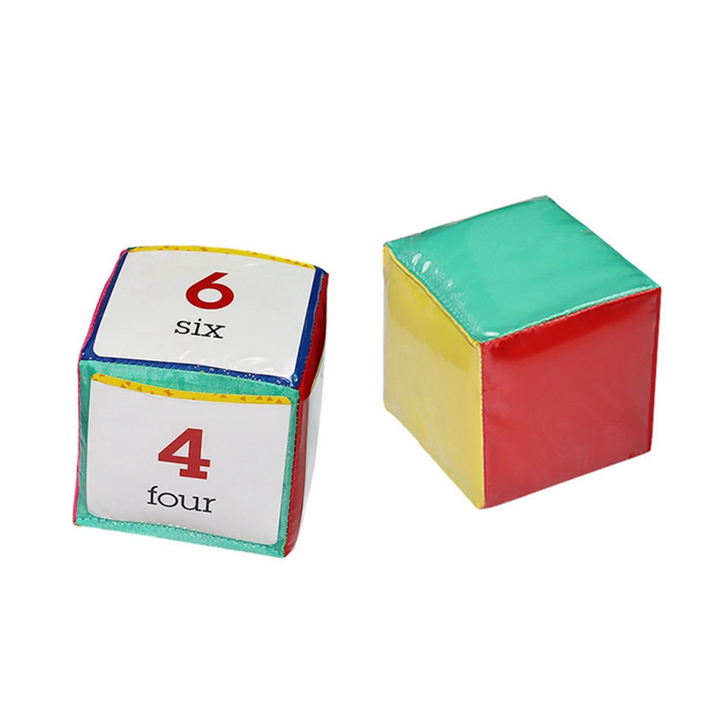 Kids Diy Onderwijs Playing Game Dobbelstenen Peuters Pocket Vierkante Baby Vierkante Speelgoed Voor Onderwijs