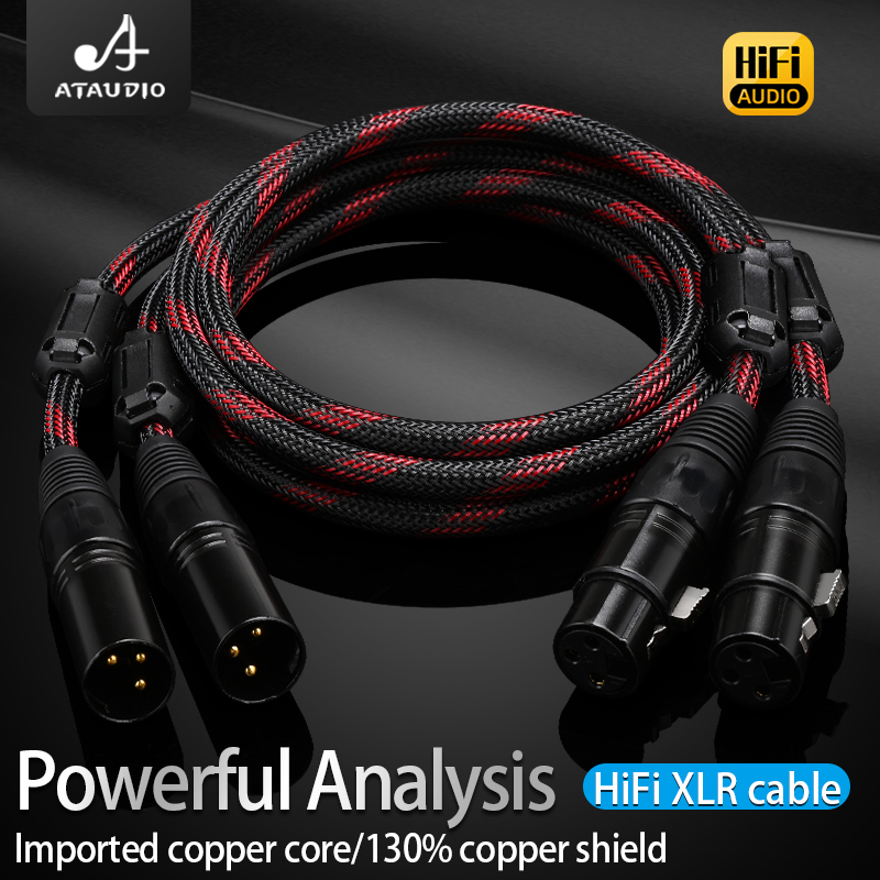 Câble audio XLR mâle vers femelle M/F ODavid, une paire, blindé pour microphone, centre commercial XLR rette