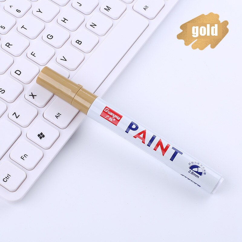 fliesen Marker reparatur Zauberstab Kuli weiß zement Marker geruchlos ungiftig geeignet autolack Marker stifte für fliesen fußboden fliesen: Gold