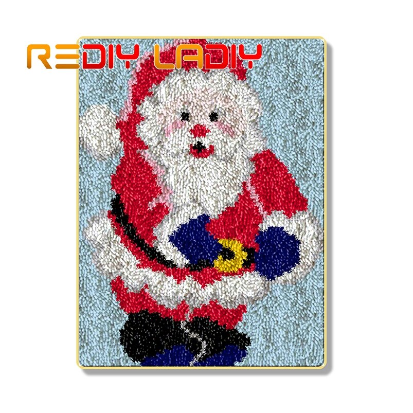 Latch Hook Rug Kits Make Your Own Rug Wild Animals Crocheting Cushion DIY Carpet Rug Acrylic Yarn Printed Canvas Hobby & Crafts: ZD1007