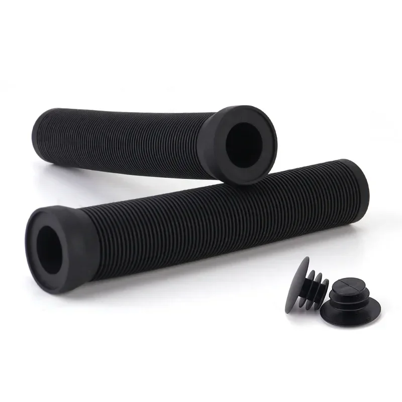 165mm Fahrrad Lenker Lange Griffe Stoßfest Roller Fahrrad Manschetten Gummi Anti-Slip MTB Griff Abdeckung Weiche Stulpen Radfahren teile: WHITE