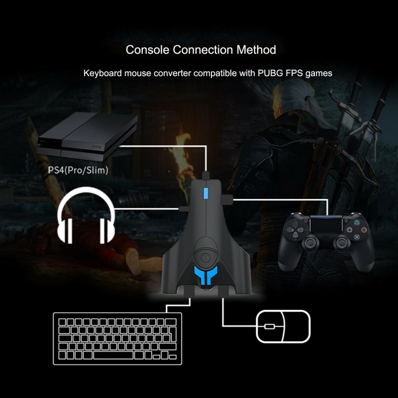 Wired Keyboard And Mouse Adapter Portable Gaming Mice Converter For PS4 Xbox One Switch