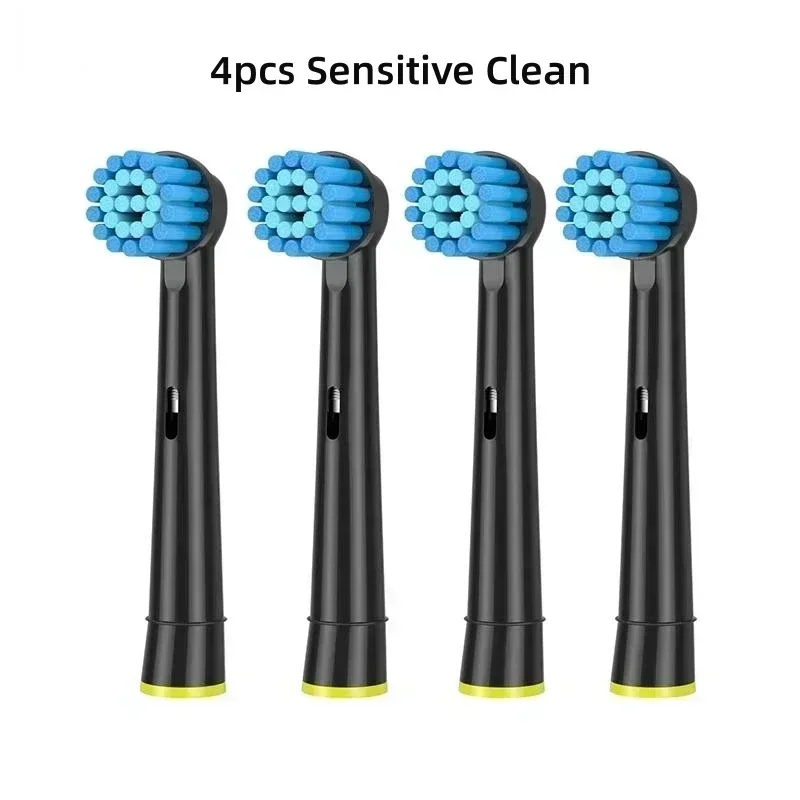 Boquillas de cepillo de dientes eléctrico para Oral B Braun, acción de hilo blanco 3D, limpieza de precisión, cuidado de las encías, cabezales de cepillo de dientes universales para OralB: Naranja
