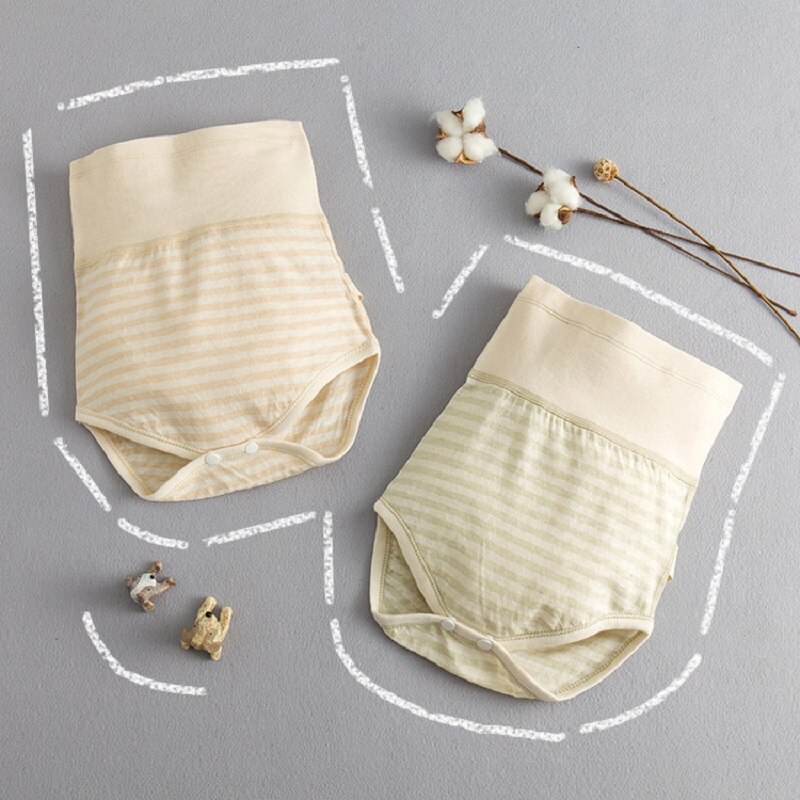 3pcs/lot Baby Panties Organic cotton High Waist Underwear baby girl boy clothes newborn babies High waist pant Panties