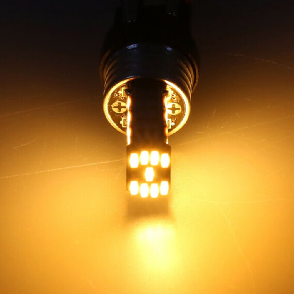 Lamp LED Lights Bulbs Replacement Auto Amber Reversing Turn signals Set