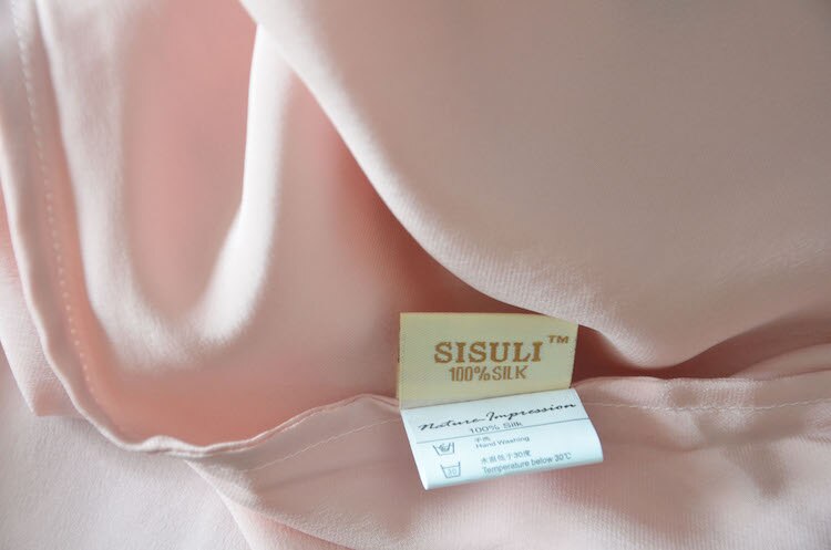Silke natkjole 100%  naturlig silke charmeuse satin silke sommer stil kvinder natkjole position print plus size dame tøj