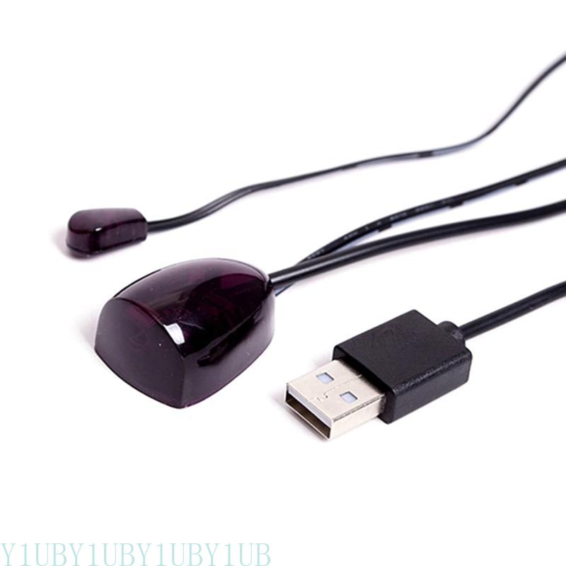 Y1UB USB IR IR REMOTO REMOTO IR REVISTORES REVISTOR EXTENDER REPETADOR EMITTER USB Adaptador para Top Top Box