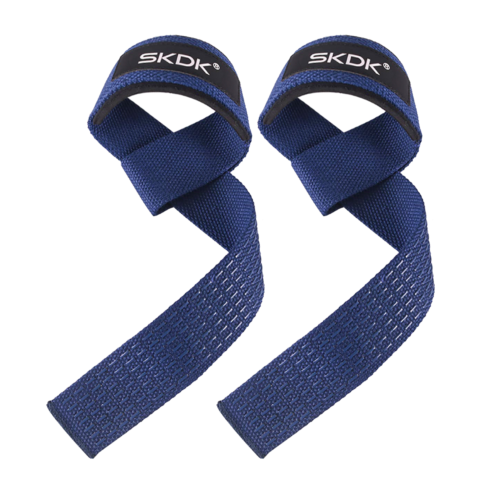 Sangles d'haltérophilie antidérapantes en Silicone, 2 pièces/4 pièces/3 paires, sangles de poignet de musculation, Deadlifts Crossfit, poignées de poignet: Bleu