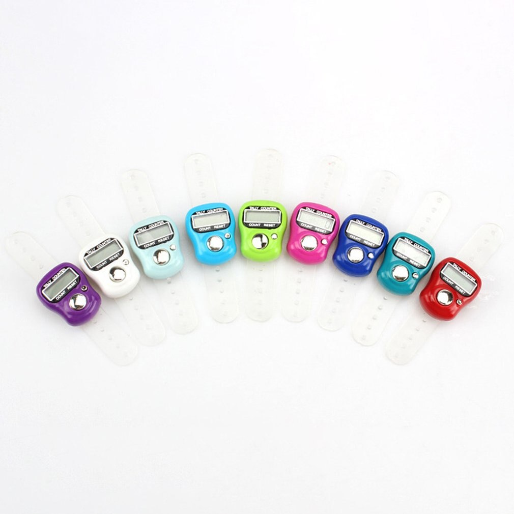 Finger Counter Chanting Counter Electronic Counter Replacement Counter Ring Counter Digital Statistics Color Random