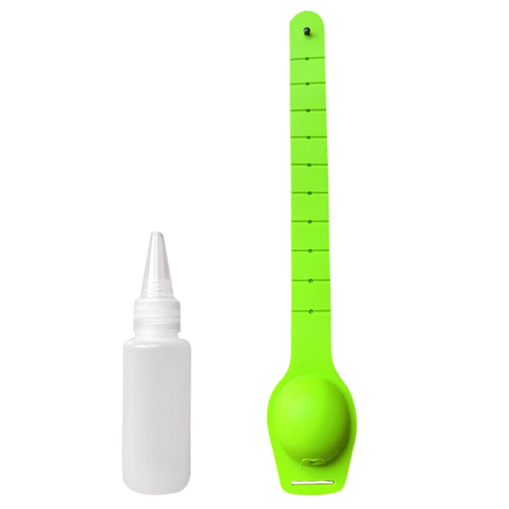 Voksen børnearmbånd alkohol gel dispenser håndrensningsmiddel desinficerende silikone dispenser armbånd håndledsrem: Grøn
