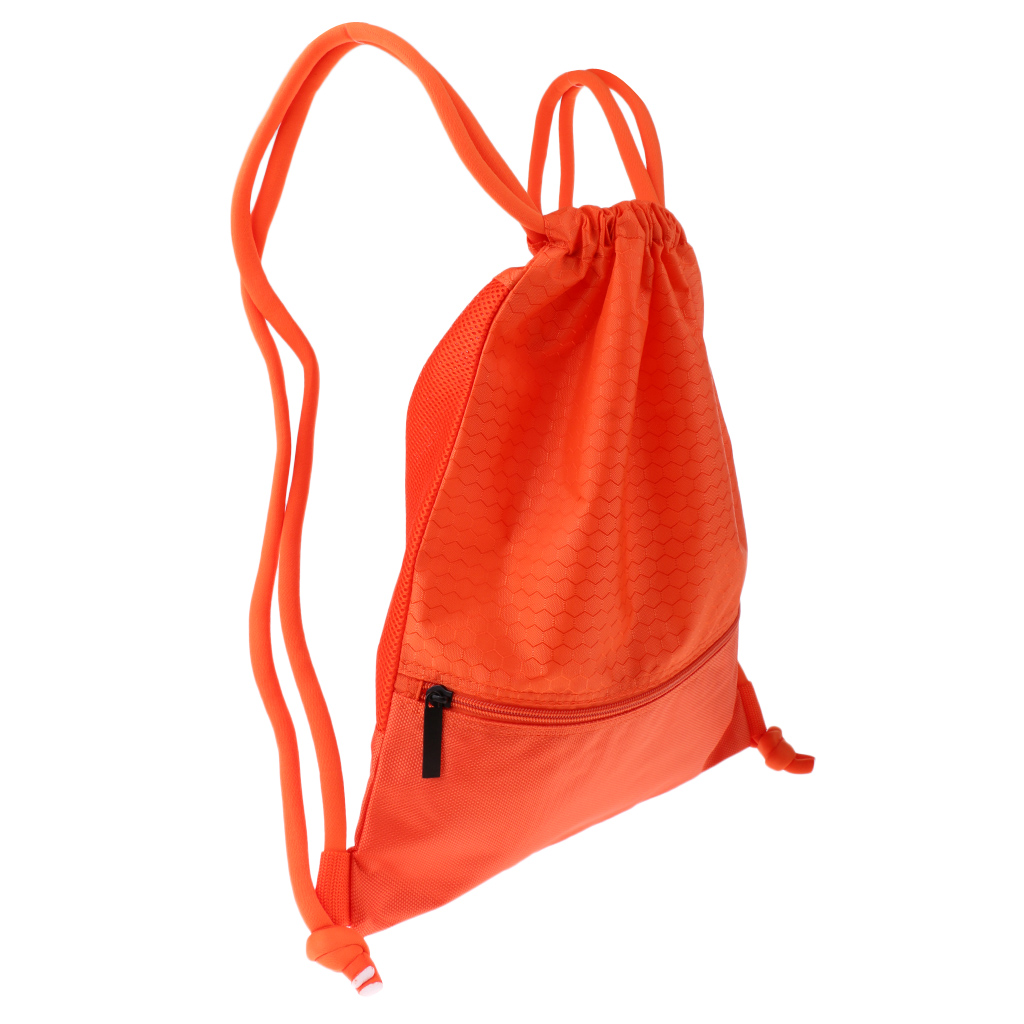 Lightweight Drawstring Backpack String Sack Bag Pouch With Shoulder Strap