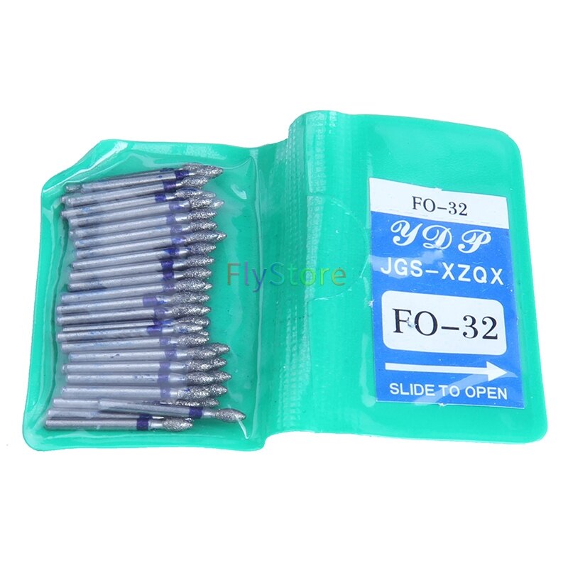 Perceuse dentaire FG, perceuse à grande vitesse pour le polissage de la céramique lisse