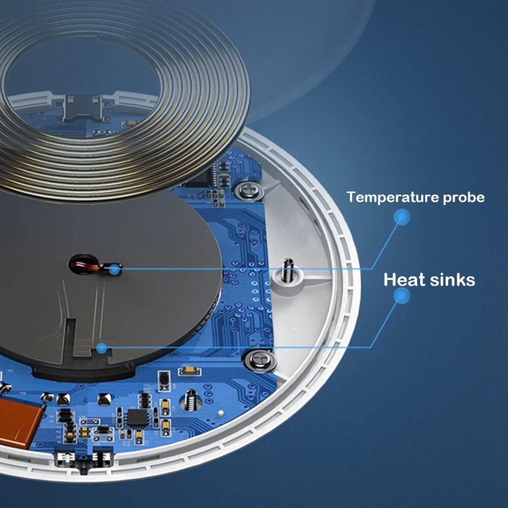 Draadloze oplader ontvanger  qi 10w voor iphone xs max  x 8 snellaadpad voor samsung note 9 s10 plus charger sans fil xedain