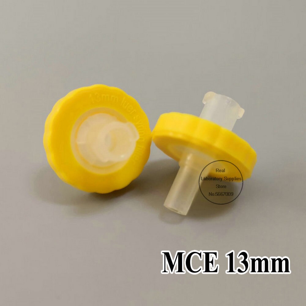 100 Stks/zak Lab 13Mm 25Mm Mce/Nylon/Pp Spuit Filter Filtermillipore Membraan Microporeuze Filtratie