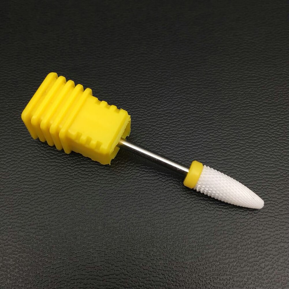 Ceramic Nail Drill Bit Rotate Burr Milling Cutter For Manicure Manicure Nails File Electric Milling Burr Grinder