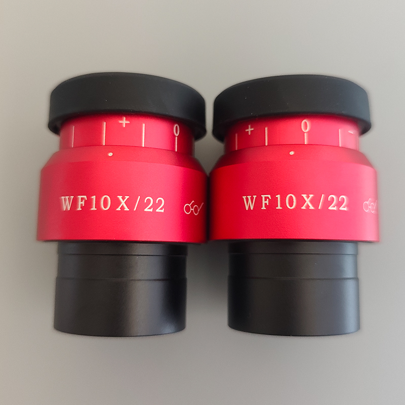 2Stck WF10X/22 Mikroskop Weitwinkel Okular Okular Eyepoint Objektiv Einstellbare Breite Feld 30mm Weitfeld Mikroskop Okular: verrotten