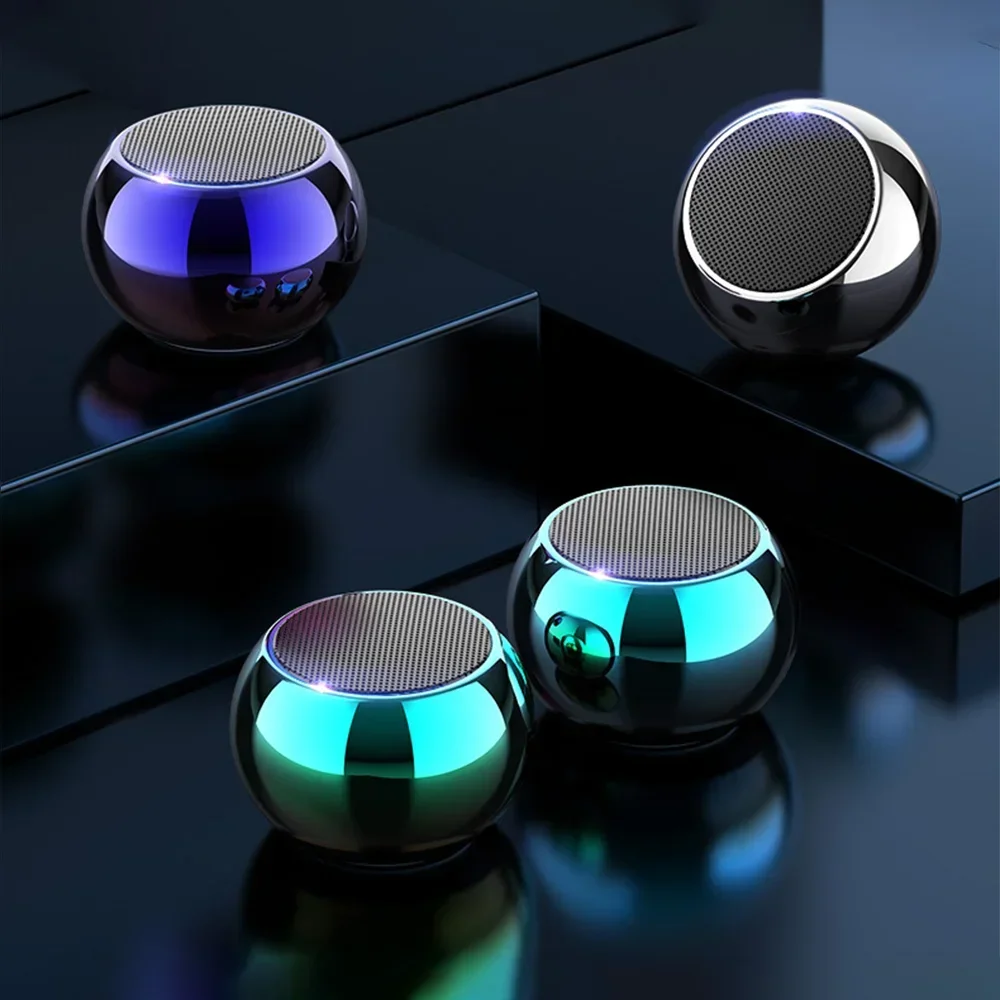M3 Wireless Bluetooth Speaker Sound Box Audience Metal Stereo Surround Subwoofer Small Mini Portable Bluetooth Speakers