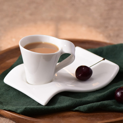 Casamento 70ml-220ml Europeu Copo Caneca de Leite de Cerâmica Xícara de Café E Pires de Chá Da Tarde xícara de café Conjunto