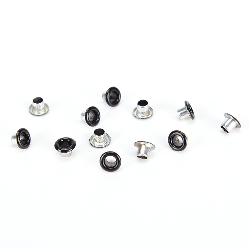 100pcs 3mm 4mm 4.5mm Metal eyelets For Scrapbooking DIY embelishment garment clothes eyelets Scrapbook Eyelet Random Mixed Color