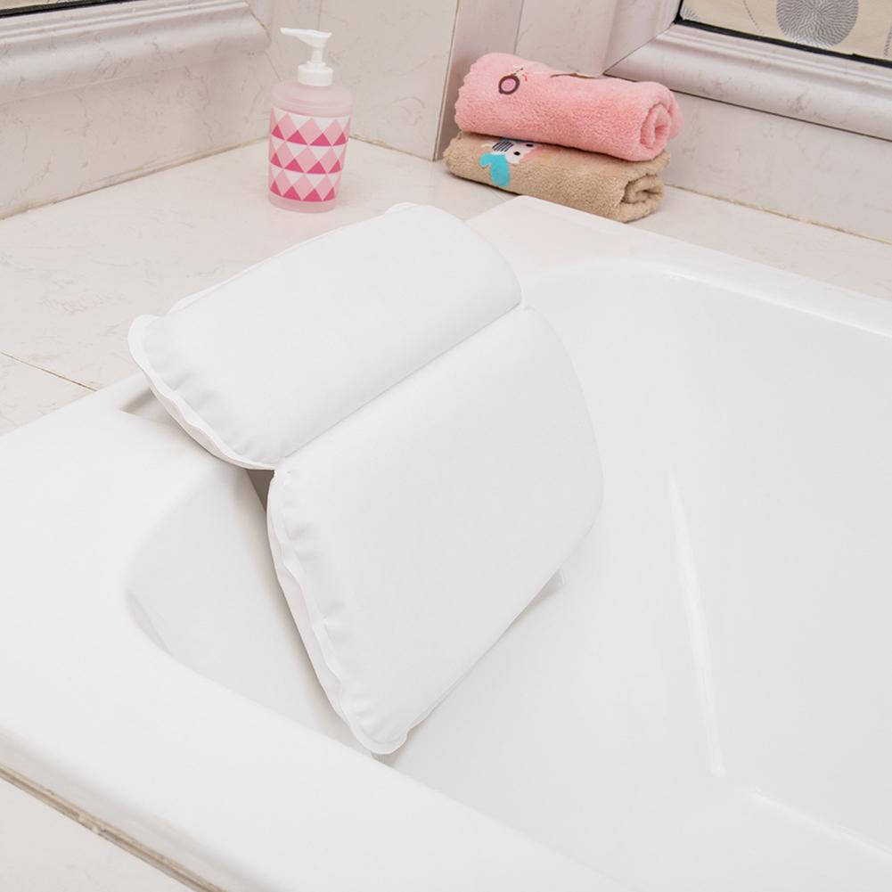 Badepude med sugekopper nakkepude til badet spabad med eksfolierende padswellness guide ideel badepude