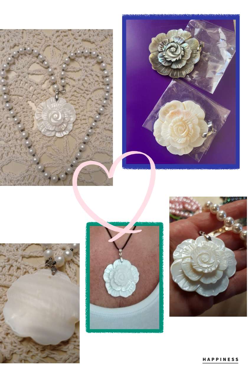 1 sztuk naturalne powłoki kształt kwiatu powłoki zawieszki Charms dla kolczyki DIY naszyjnik tworzenia biżuterii lub kobiety dziewczyny prezenty rozmiar 47x47mm