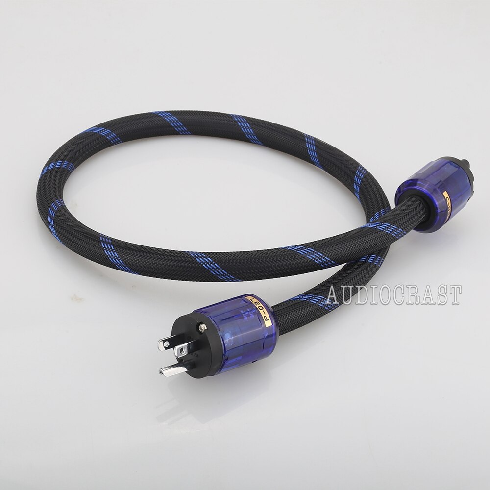 Hi-end ren kobber us strømkabel kabel audiofil strømkabel kabelus-plugg med figur 8 iec  c7 iec strømkabel hifi