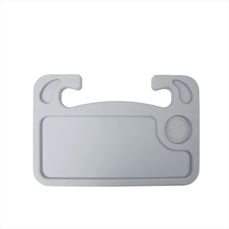 Portabevande universale portatile con tavolo multifunzionale, scrivania, notebook, carrello da lavoro, portabevande, caffè, volante per auto: Grigio