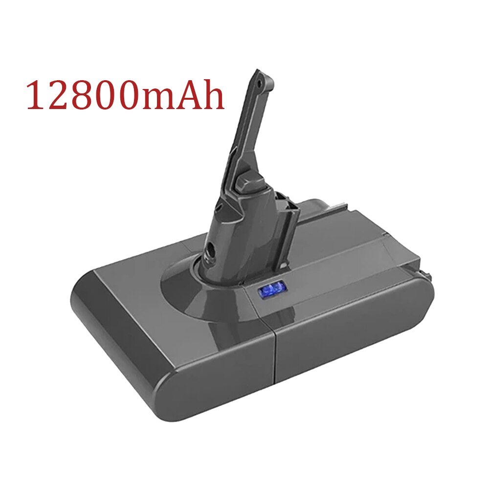 12800mAh 21.6V Battery For Dyson V8 Battery for Dyson V8 Absolute /Fluffy/Animal/ Li-ion Vacuum Cleaner rechargeable Battery L50: white