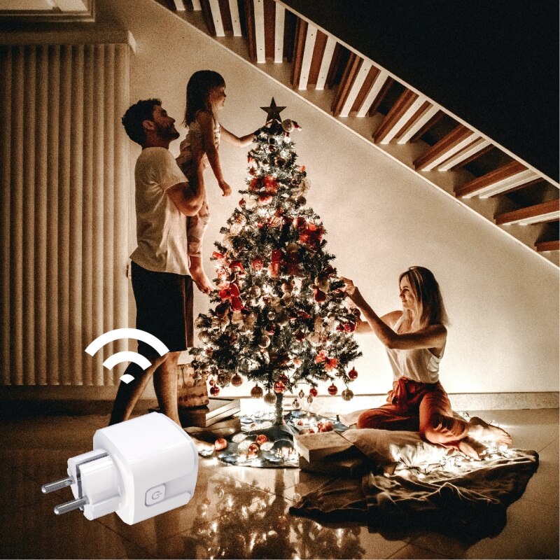 Smart Socket WiFi Socket Alexa Smart Plug 16A Wifi Socket With Alexa Compatible APP Controlled Socket For HomeKit