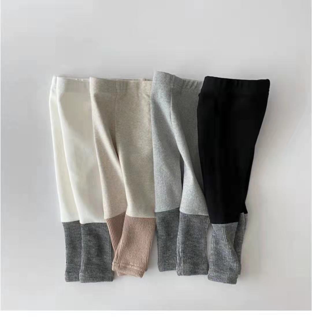 Leggings en velours épais pour bébé fille, vêtements d'automne pour enfant, pantalon en peluche
