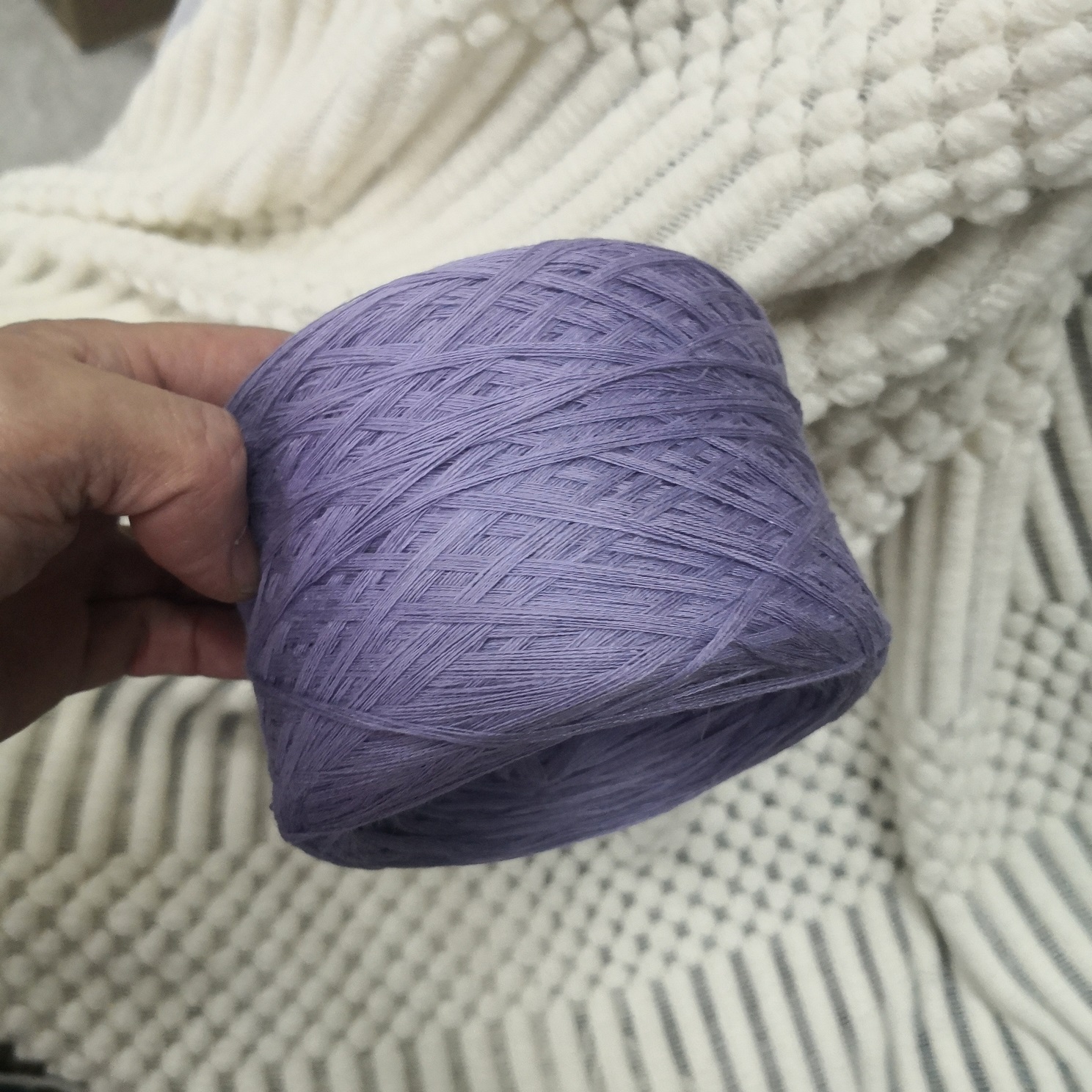 Knitting Cotton Yarn Thread Non Bleached Raw Coton Cords Baby ClothES Cochet DIY Scarf Sweater 500grams/Ball: Ivory