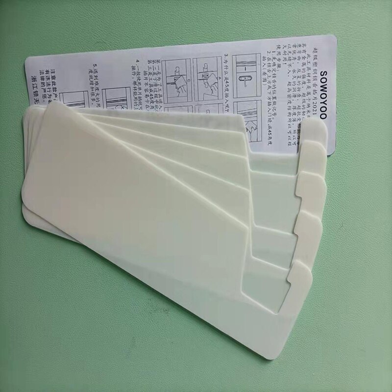 5Pcs Taaiheid Plastic-Staal Vel Invoegen Slotenmaker Gereedschap Nano Plastic Stalen Deuren Joggling Bypass Gereedschap Lock Diy Opener