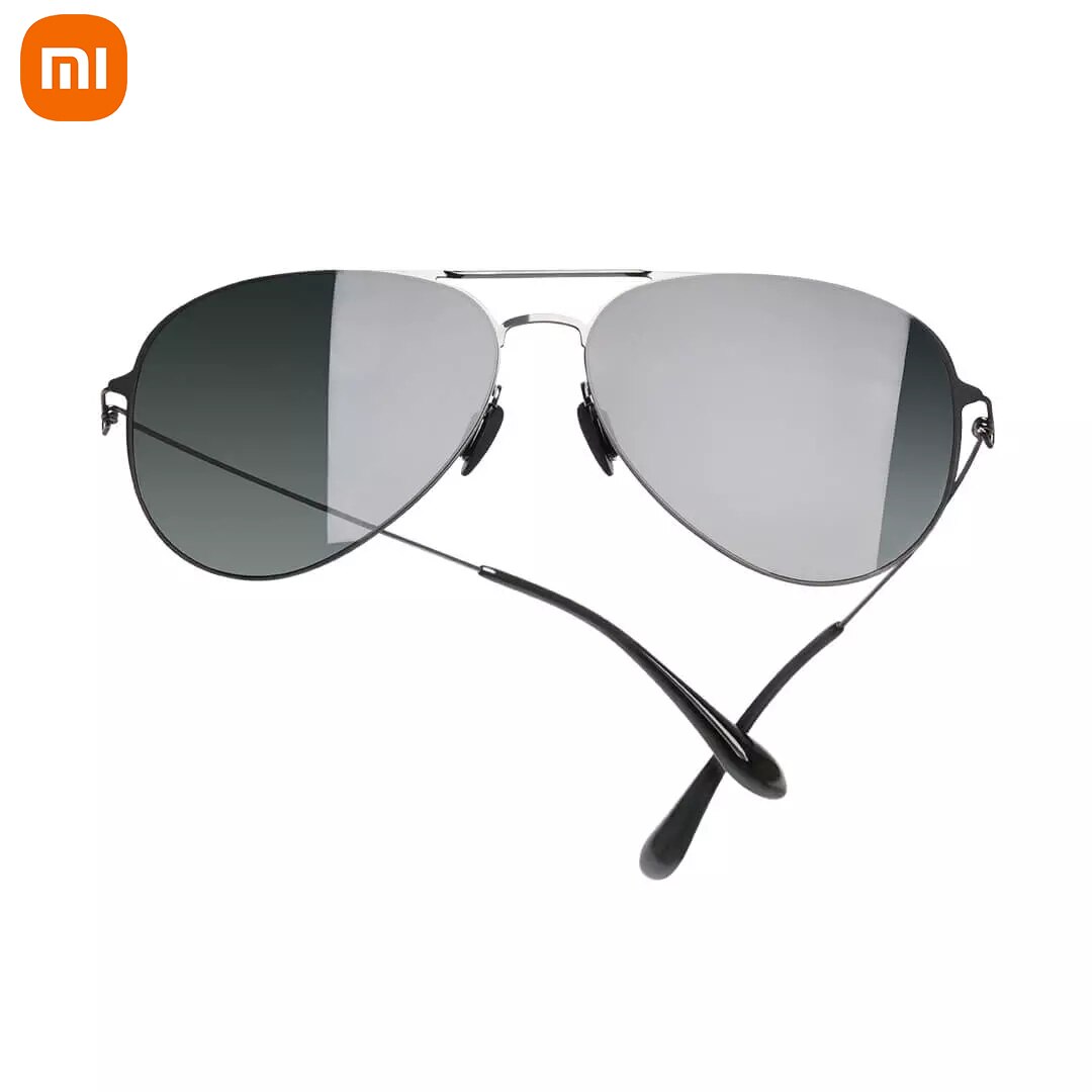 Xiaomi Mijia Flieger Sonnenbrille Profi Block UV Anti-Blendung Nylon Polarisierte Linsen Edelstahl Rahmen 19g Licht Mit fallen: Profi Ausführung
