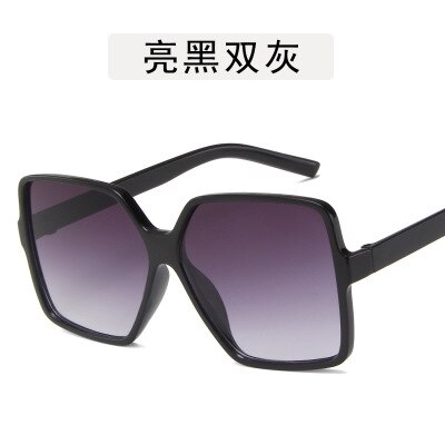 NIEUW Merk Zomer Zonnebril Vrouwen Zonnebril Vintage 10 Kleuren Mode Grote Frame-Deep Red