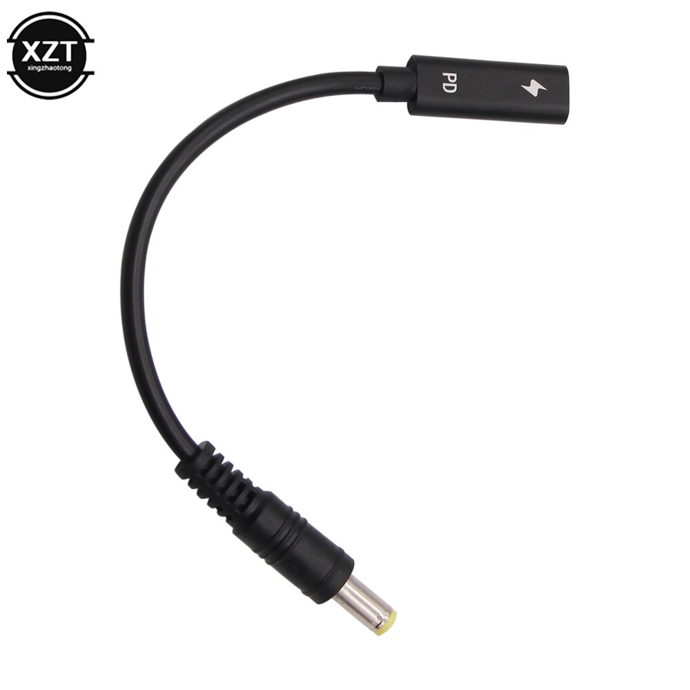 Usb 3.1 Type C Usb Vrouw Naar Dc 5.5*2.5 Mm 5.5*2.1 Male Oplader Adapter Connector adapter Voor Lenovo Asus Hp Dell Pd