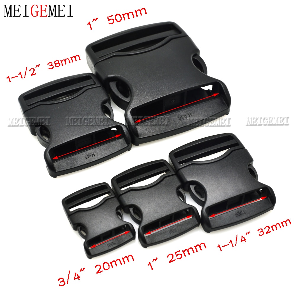 20mm 25mm 32mm 38mm 50mm Webbing Detach Buckle Belt Buckle Students Bags Luggage Travel Buckle Accessories