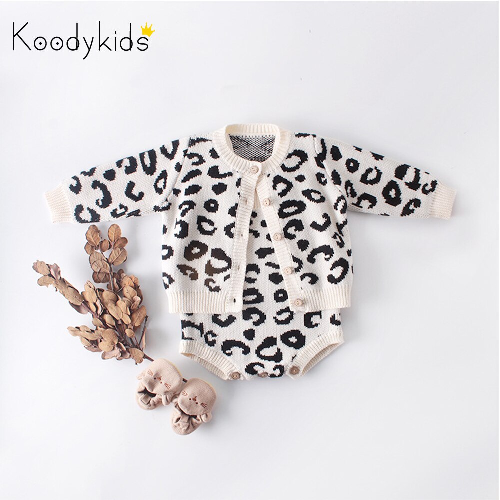 Koodykids Baby Lente Meisje Bodysuit Gebreide Wollen Trui Jas Siamese Trui Baby Body Meisjes Bodysuit Herfst