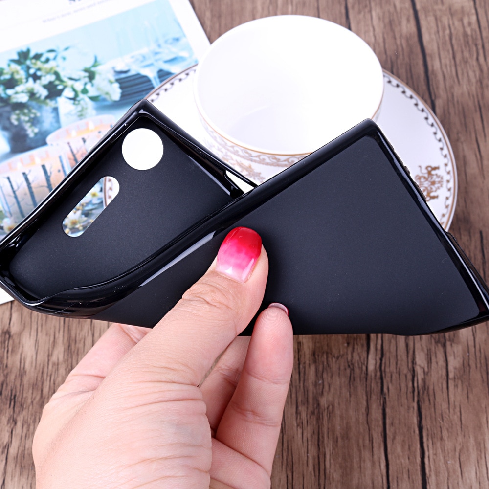 Voor Sony Xperia XZ1 Case Matte Pudding Cover Soft Tpu Siliconen Back Shell Bumper Beschermende Coque Voor Sony Xperia XZ1 compact