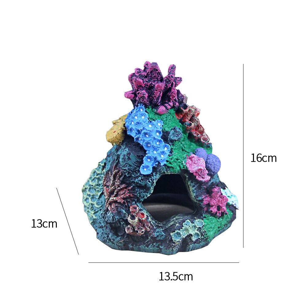 Acuario de peces, paisaje de Barco Pirata, barco de naufrago, decoración de barco de resina, ornamento, accesorios de decoración,: Rock mountain shaped