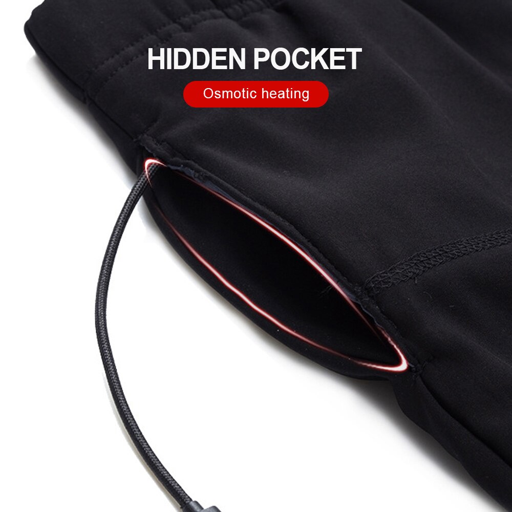 Pantalones térmicos con calefacción eléctrica USB, calentador para esquí corporal, ropa de fisioterapia para invierno