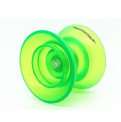 YYF flight YOYO 4A Yo-Yo Strong stability 4A yoyo for yoyo player: Transparent green