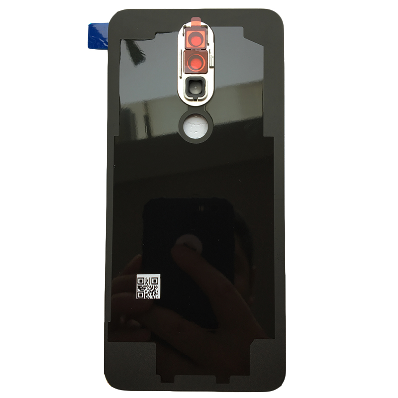 Para Nokia X5 5,1 Plus cristal Original carcasa trasera cubierta de la batería cubierta de la parte trasera del teléfono autopartes
