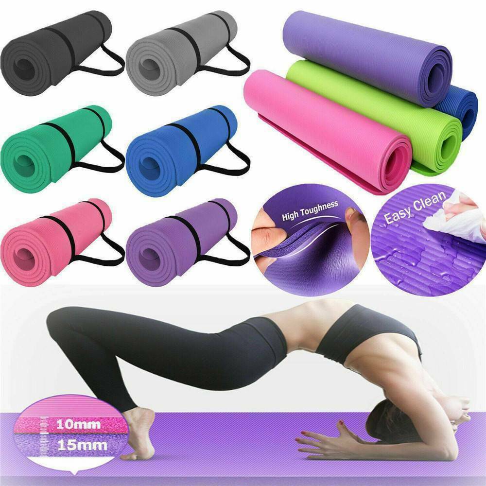 60Cm X 25Cm X 1.5Cm Eva Yoga Mat Antislip Tapijt Pilates Gym Sport Oefening Pads Voor beginner Fitness Milieu Gymnastiek Matten