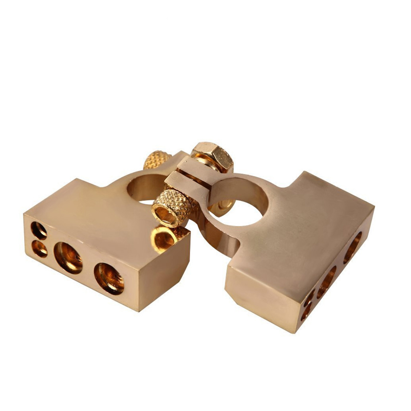 LUNDA Gold-plated Car Battery Terminal Positive /negative Car battery Connector Battery Caps Terminal Connector