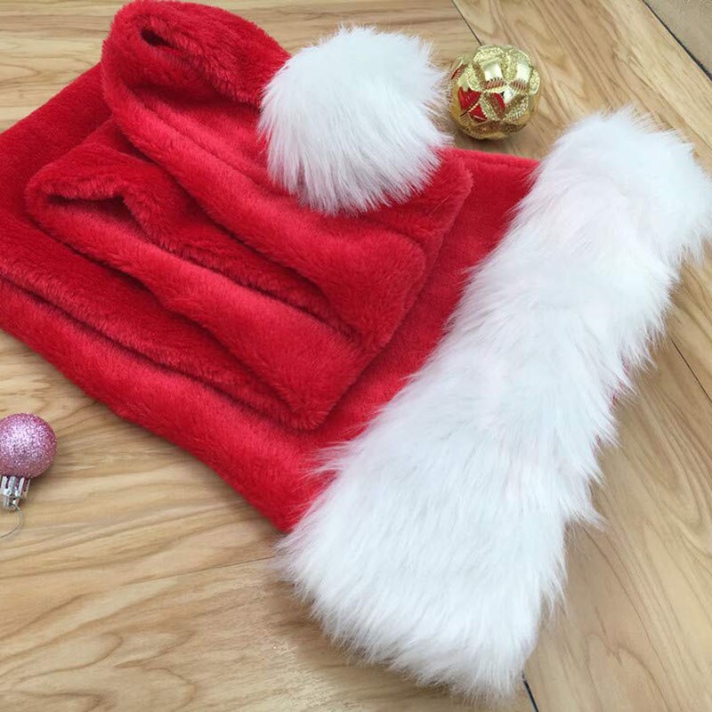 5 fod lang jule-nissehue, overlængde plys jule-nissehue xmas langhale-hue