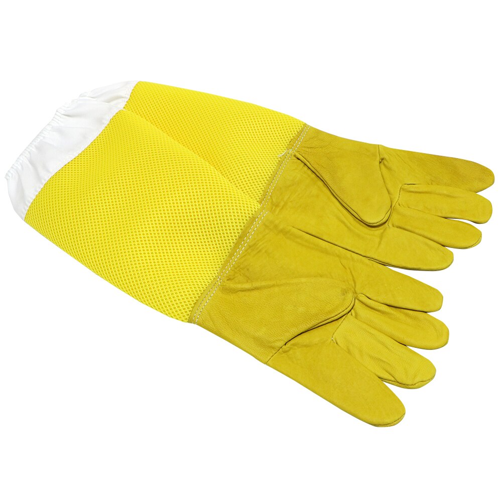 Beefun beschermende handschoenen geventileerd met lange mouwen imkerhandschoenen voor bijenkasten en bijenhouderijapparatuur
