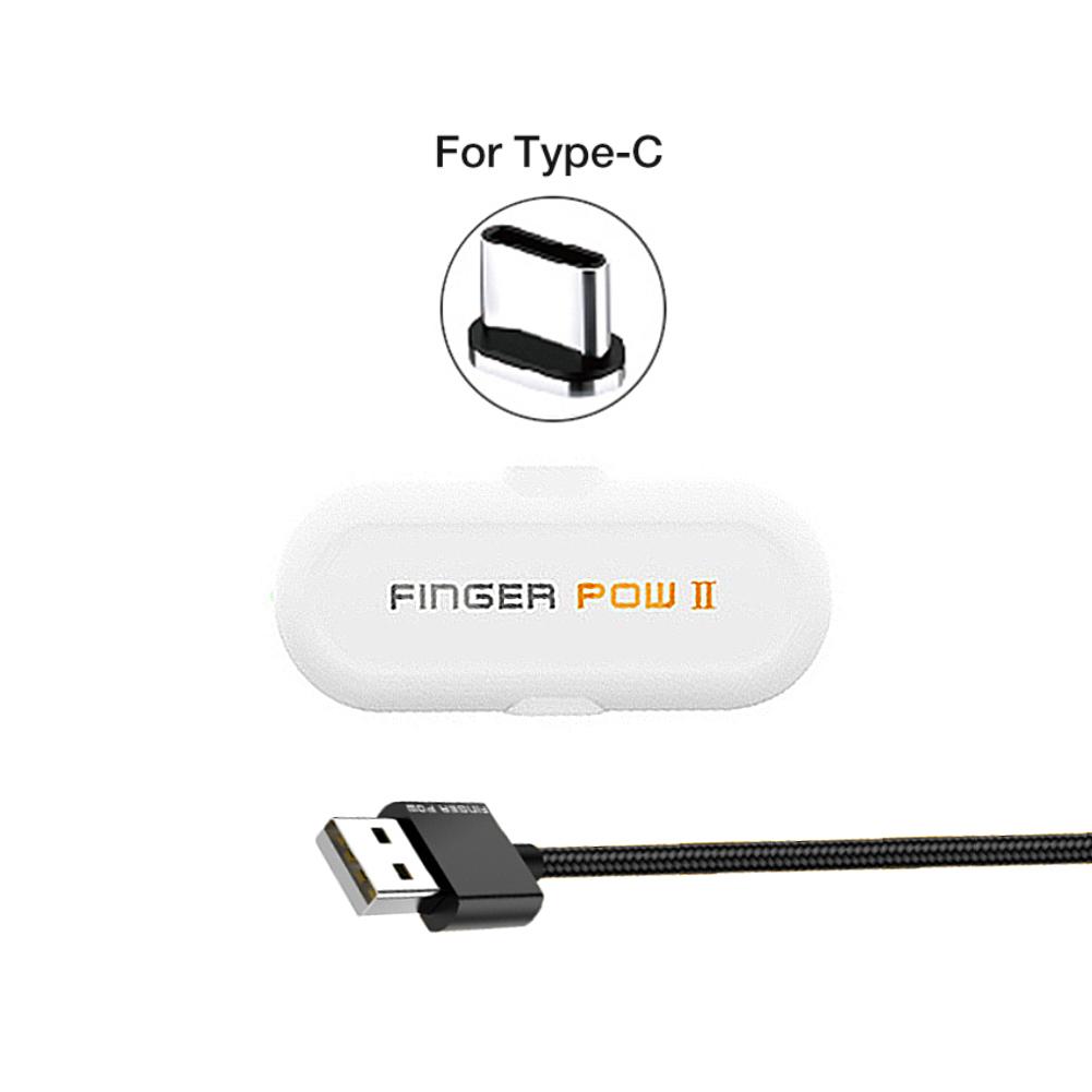 Finger Pow Mini Magnetic Charging Power Bank Tragbare Notfall Schnelle Lade Power Bank Für IPhone Android Typ C Smartphones: For Type C