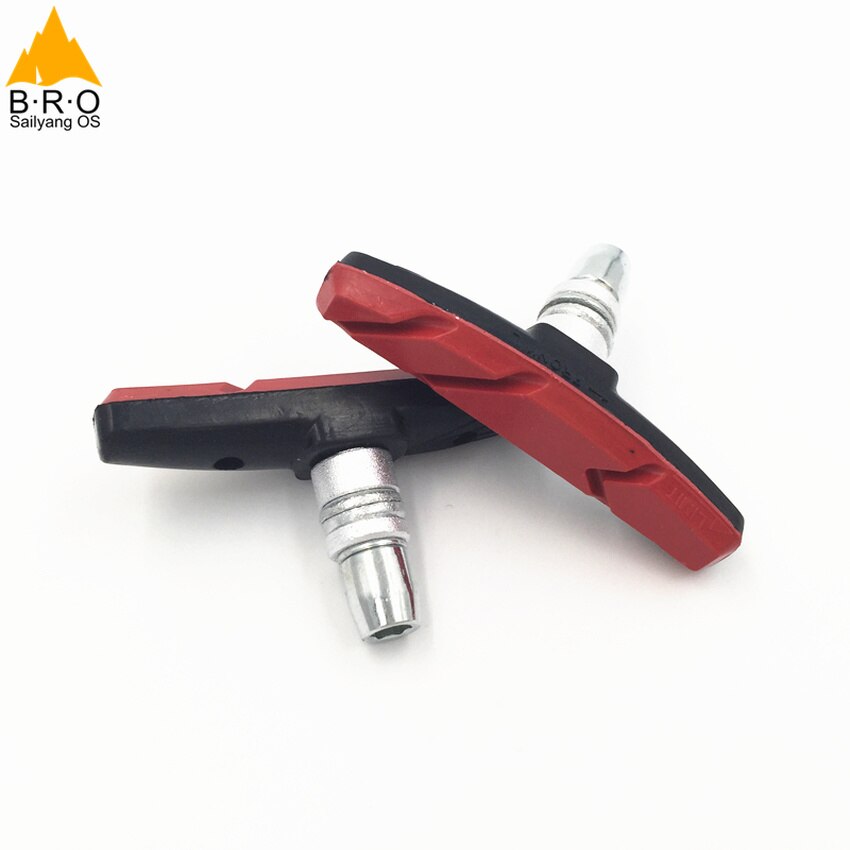 Bike Cycling Braking V-Brake Holder Shoes Rubber Pad MTB Blocks Durable Parts Mountain Road Bicycle Brake Pads