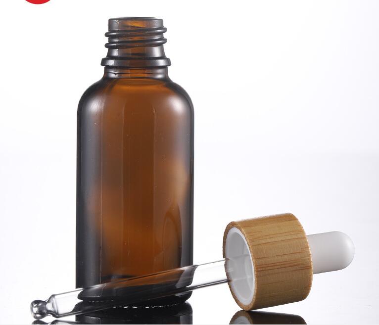 15Pcs 5 -100Ml Etherische Olie Fles Bruine Glazen Dropper Container Vrouwen Cosmetische Lege Pot Hervulbare Lege Dropper flessen