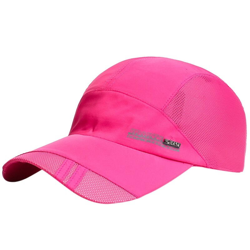 draussen-lauf-, Baseball- und tenniskappe für herren, Gittergewebe-mütze, schnelltrocknend, snapback-verschluss, lauf- und sportmütze
